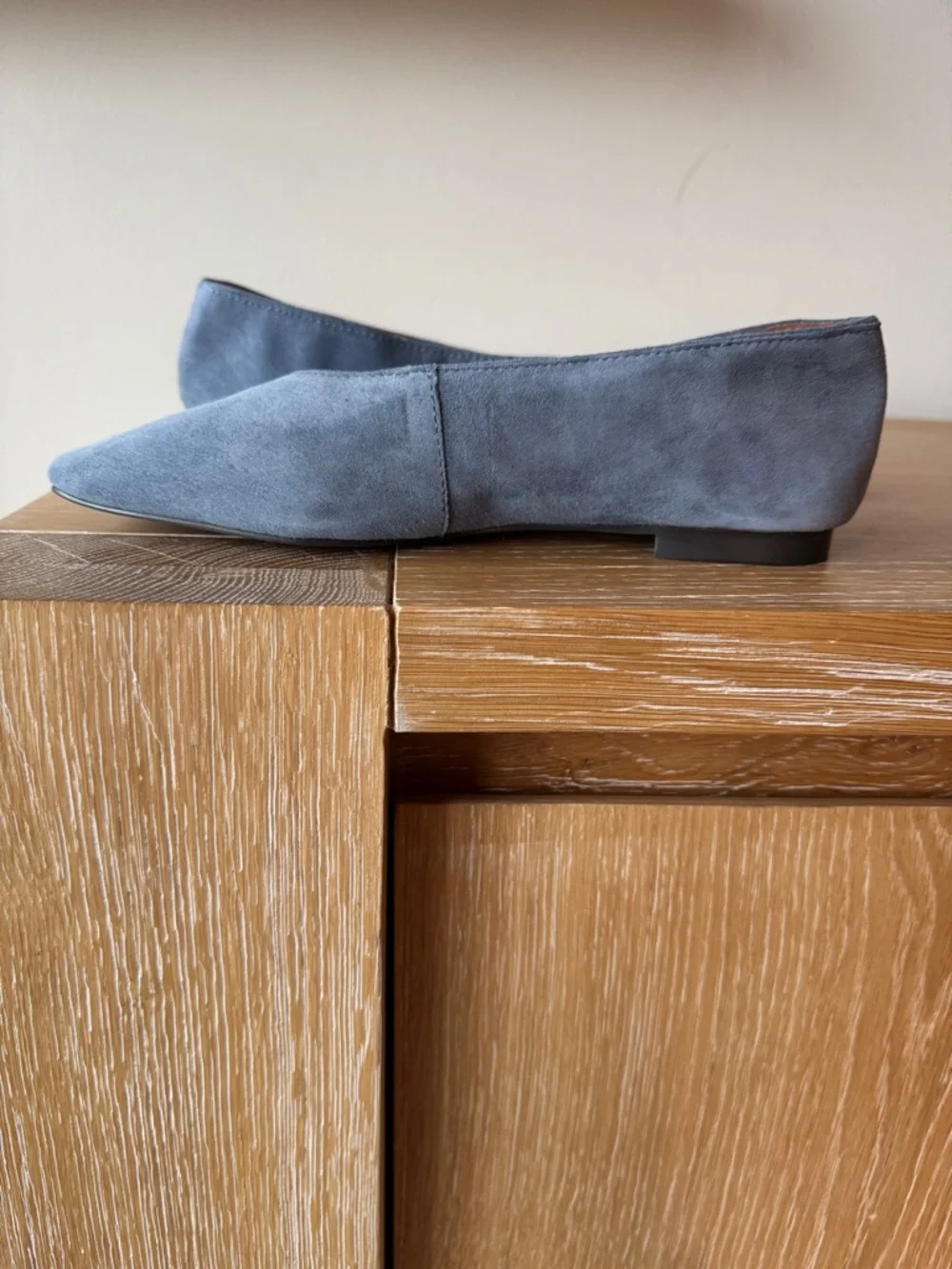 NWT! MADEWELL Women's The Mylie Ballet Flat in Basalt Blue Suede Size 6.5 no box - Picture 10 of 13